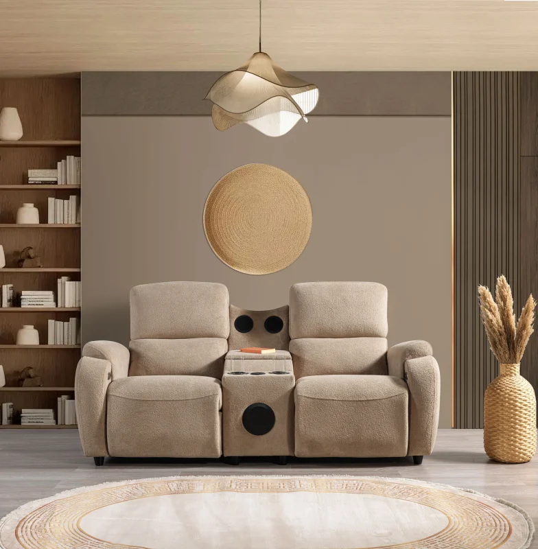 Golden Double Recliner – view 1
