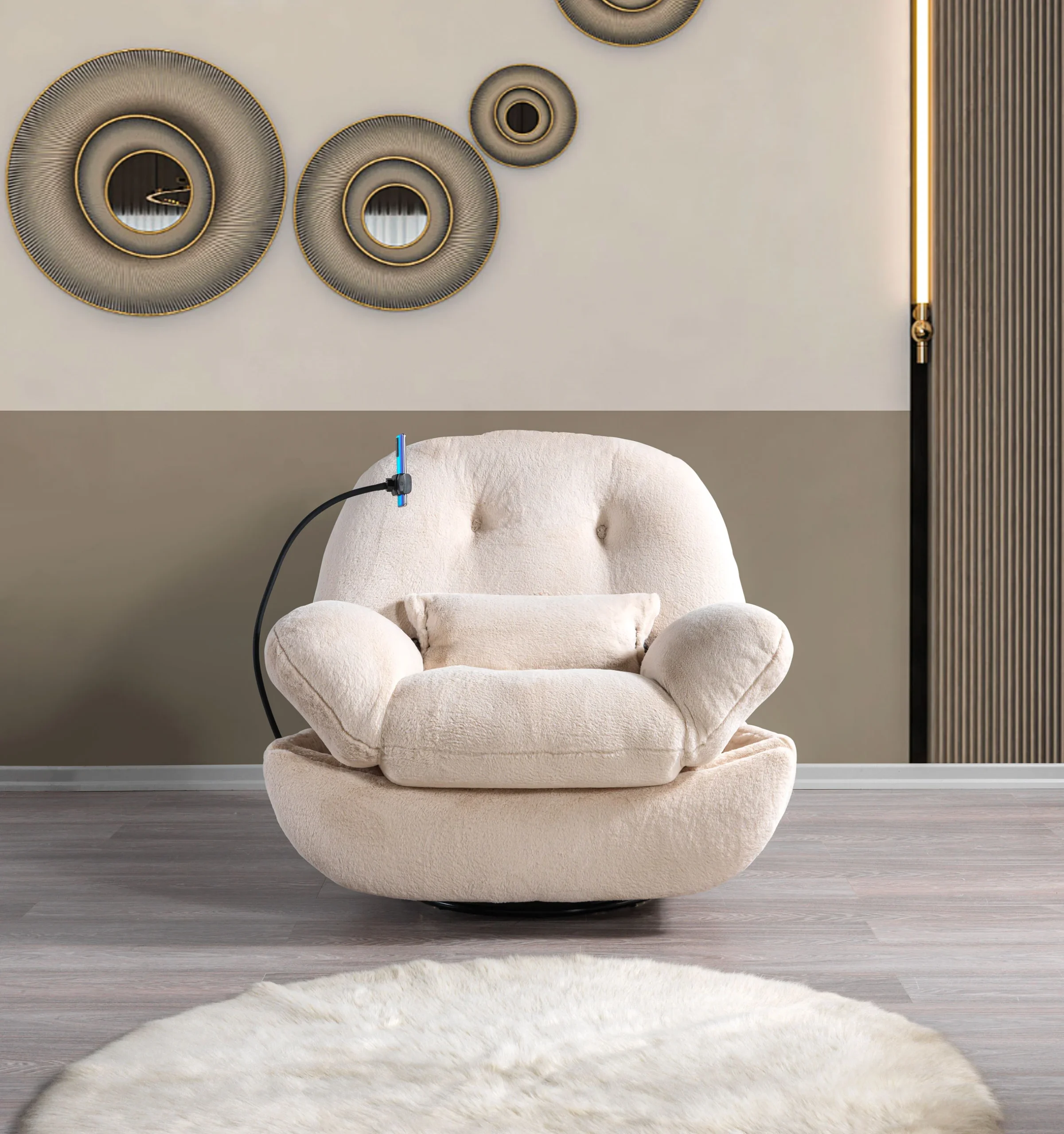 Premium Single Rocking Recliner – view 1